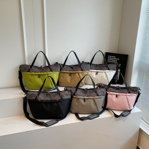 Dry Wet Separation Nylon Fitness Bag Zipper Hasp Closure Eco-Friendly Men Women Compact Bag Short Trips Business Travel Bag