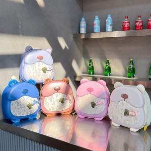 Kindergarten and Primary School Student Schoolbag – Cute Little Bear Double-shoulder Bag for Boys and Girls