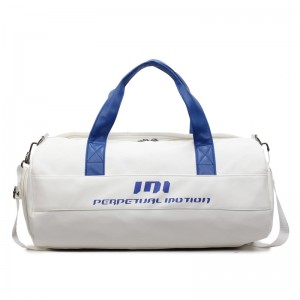 Wholesale Fashion PU Zipper Travel Bags Large Capacity Fitness Dry Wet Separated Sports Handbags Soft Leather Crossbody Carry-on