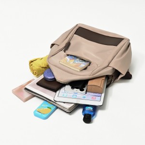 2026 New Style Women’s Double Shoulder Bag Large Capacity Lightweight Waterproof Casual Travel Backpack Oxford Simple Design