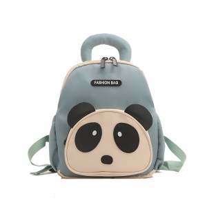 New Model Kindergarten Small Oxford Schoolbag Houndstooth Soft Handle Backpack Children Aged 3-6 Suitable Both Boys Girls