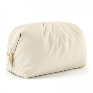 New Cute Bow Zipper Nylon Travel Makeup Bag-Portable Cosmetics Storage for Bag