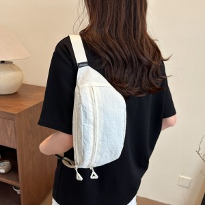 2026 Wholesale Fashionable Simple Crossbody Bag Unisex Summer New Style Lightweight Versatile Single Shoulder Trendy Polyester