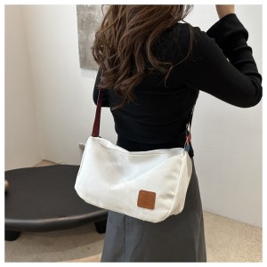 2026 Fashion Beautiful Minimalist Small Women’s Canvas Bags Large Capacity Cross-Body Strap Lightweight Design Sling Bag